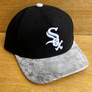 MITCHELL & NESS MLB CHICAGO WHITE SOX SUEDE BILL PRO PINCH SNAPBACK HAT NEW